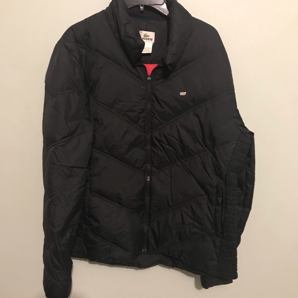 Black Lacoste Winter Jacket